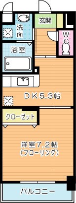 ハミングバード上吉田 306号室 間取り