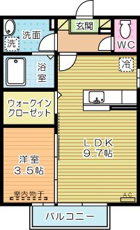 エクレールグランデ　Ａ棟 間取り図