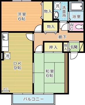 グランドゥール　Ａ棟 間取り図