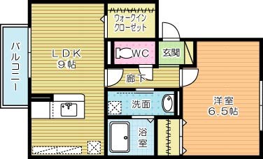 サンクラーズメゾン　Ａ棟 106号室 間取り