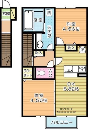 シーズンさくらＢ 間取り図