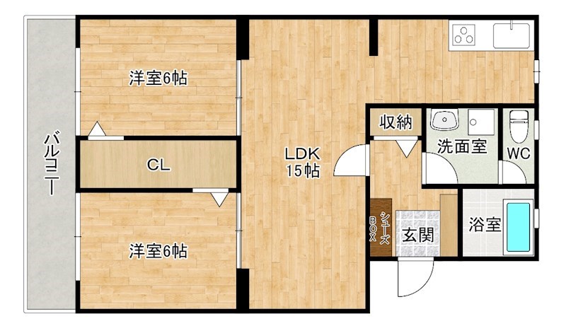 グリーンマンション 間取り図