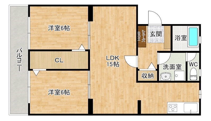 グリーンマンション 間取り図