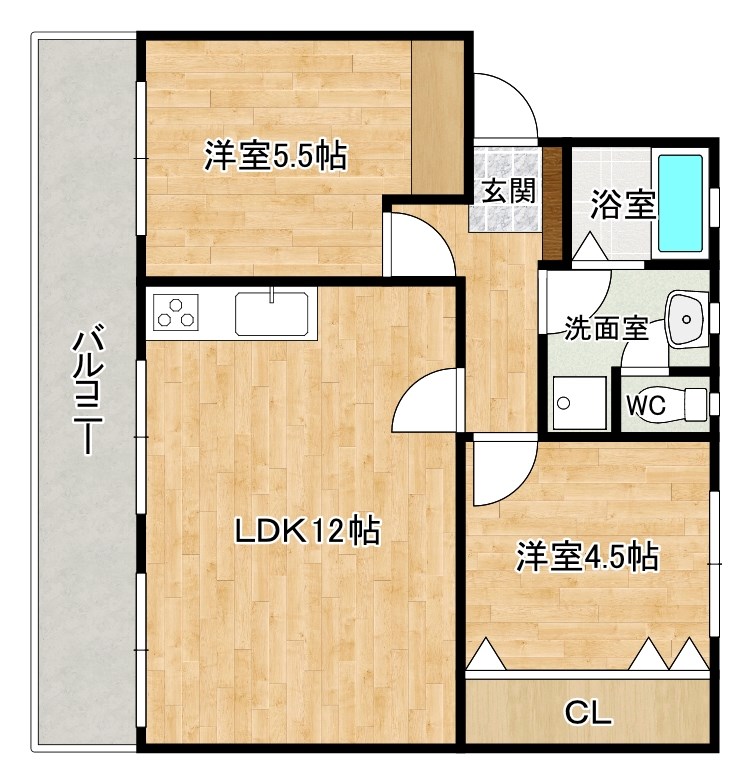 川本ビル 間取り図