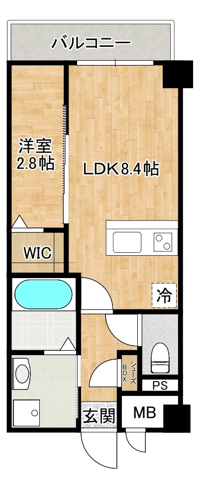 レジェンド紺屋町２  間取り図