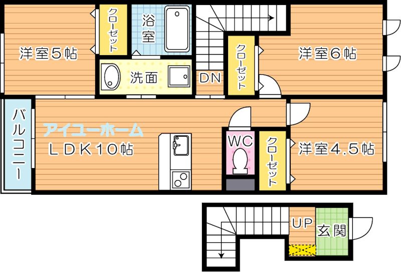 グリーンガーデンＨ 間取り図