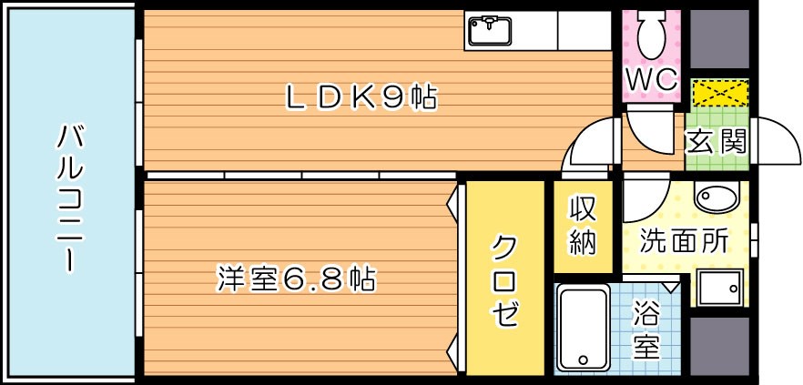 メゾンドポラリス 間取り図