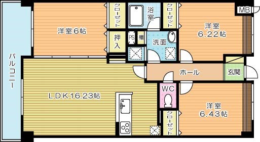 Ｇｒｏｕｎｄ　Ｈｉｌｌｓ（グランヒルズ） 間取り図