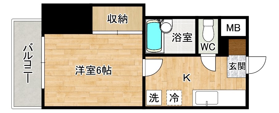 シャトレ下富野 間取り図