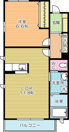 ディアコート徳力新町 間取り図