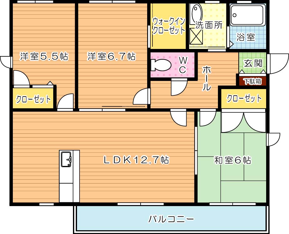 メゾン成美 間取り図