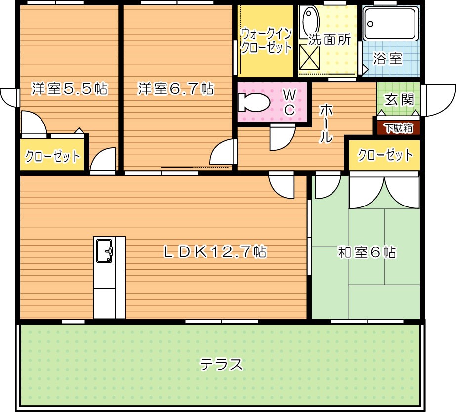 メゾン成美 間取り図