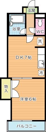 グランドアイ小倉 間取り図