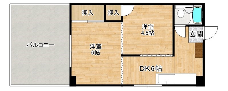 栄光ビル  間取り図