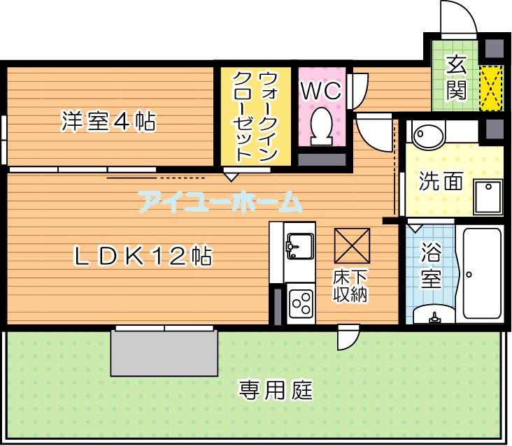 タウンコートカレラⅢ 間取り図