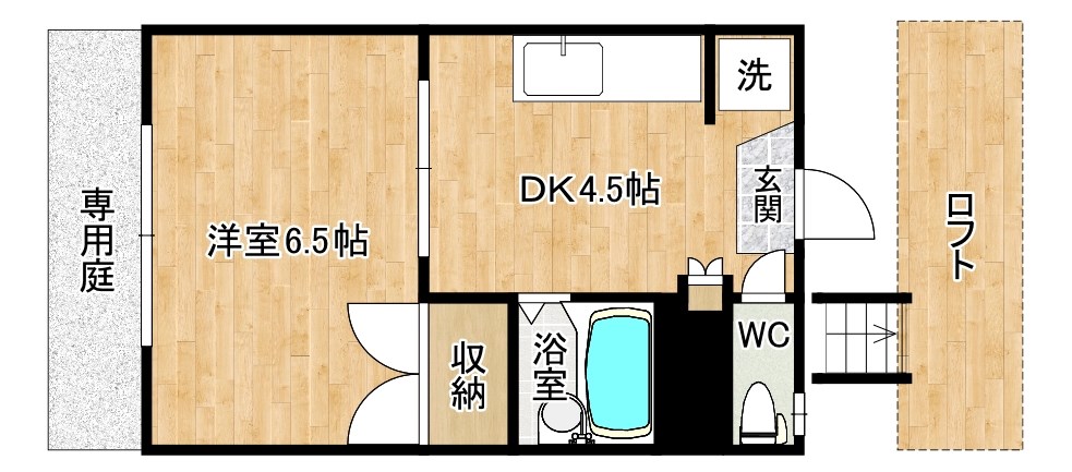 パレス若園 103号室 間取り