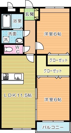 プレステージ東貫&amp;alpha;Ⅰ 間取り図