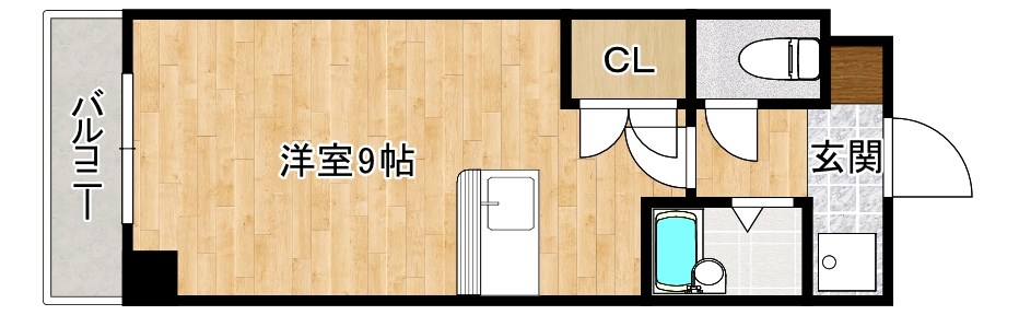 リファレンス北方Ⅲ 303号室 間取り