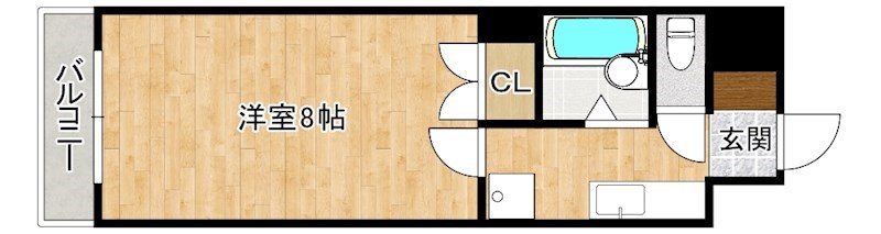 リファレンス嵐山口 302号室 間取り