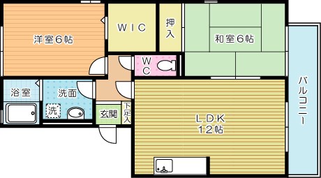 レスポワール赤坂　Ｂ棟 間取り図