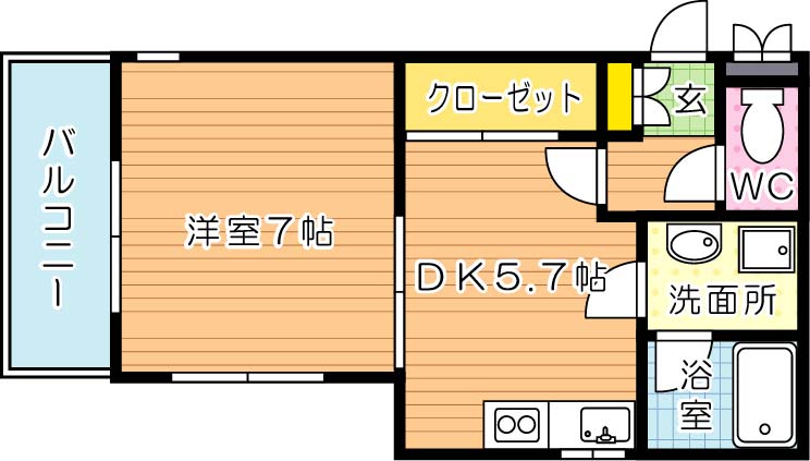 エスティ岬の山 間取り図