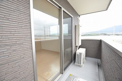 エスティ岬の山 ベランダ