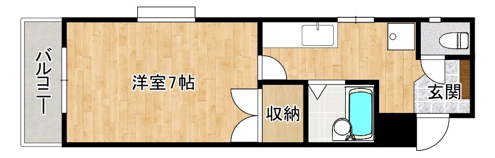 リファレンス葉山 401号室 間取り