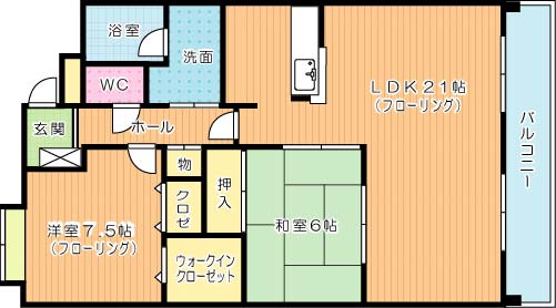 ルピナス守恒 902号室 間取り