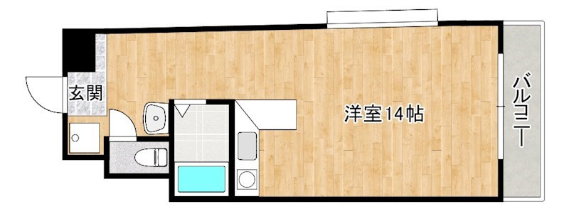 サンシティ日明 間取り図