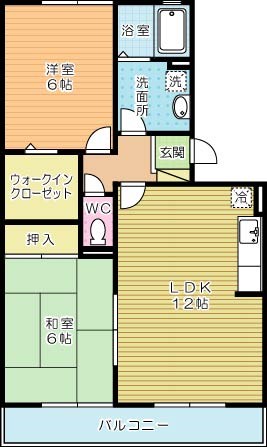 ギャランドラ徳力新町 間取り図