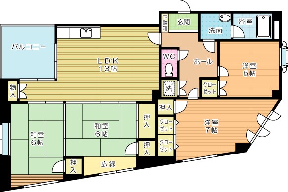 うえむらビル第１ 間取り図