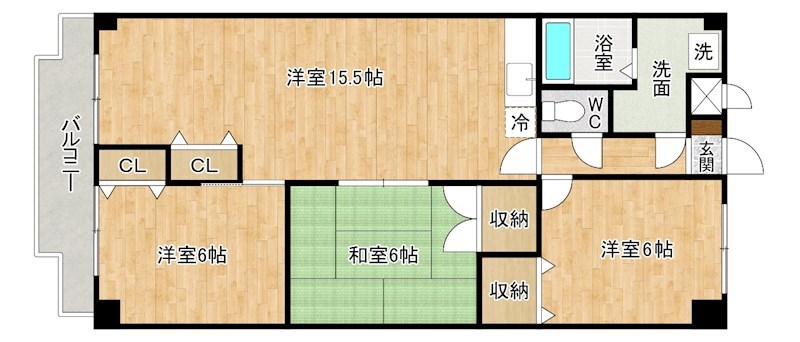 守恒センタービル 402号室 間取り