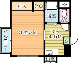 リヴェール朝日ヶ丘 間取り図