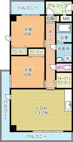 ワイエヌビル  間取り図