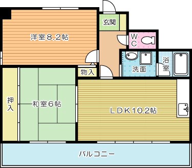 朝日イーストビル 301号室 間取り