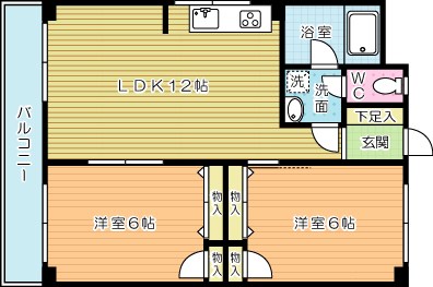 マルマン黄金ビル 間取り図