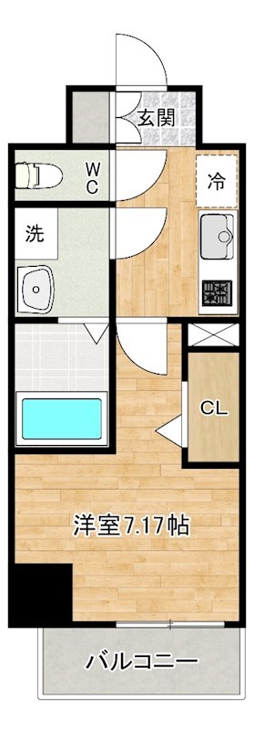 Aliss歯科大前（アリス歯科大前） 707号室 間取り