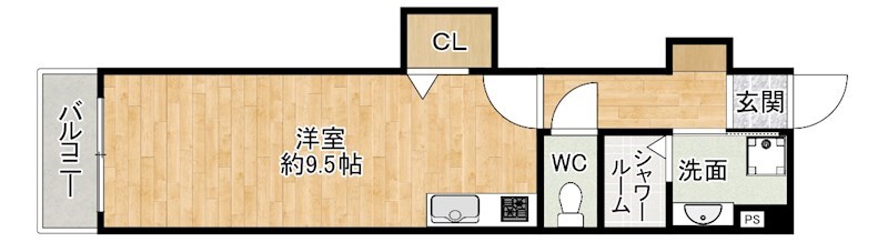 Studie小文字通り（スタディ小文字通り） 1003号室 間取り