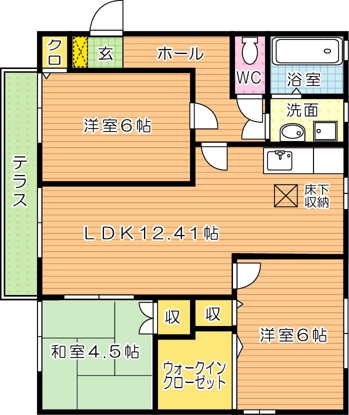 ベイサージュ 間取り