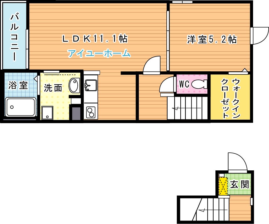 レークサイドはなのまちⅡ 間取り