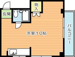 服部ビル 202号室 間取り