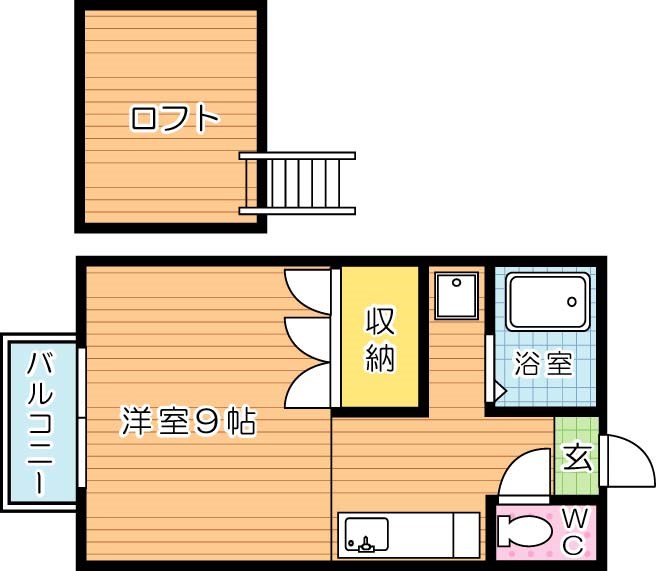 シティベール楠木Ⅱ 間取り