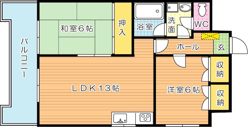 サンコーポ陣の原 間取り図