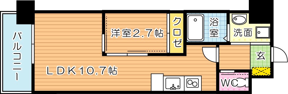 O_mansion（オーマンション） 1003号室 間取り