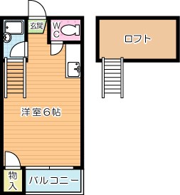 シェマスミ  202号室 間取り