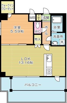 Bergamotto（ベルガモット） 間取り