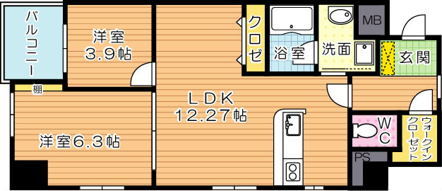 MDI　SERENO　JIYUGAOKA（MDIセレーノ自由ヶ丘）  間取り図