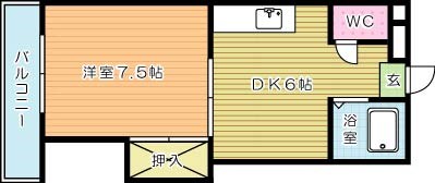 ハイツフクダ  間取り