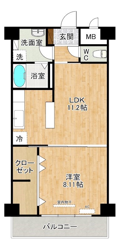 木下鉱産ビルⅤ 203号室 間取り