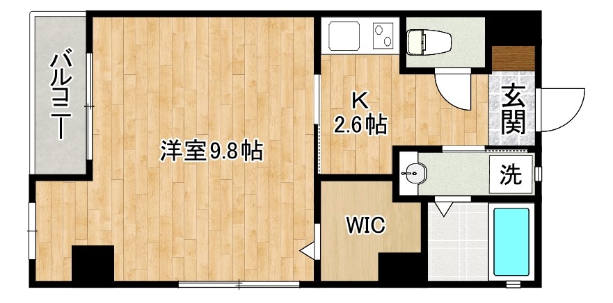 マーベラスハイム  201号室 間取り